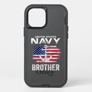 United States Navy Brother With American Flag Gift
