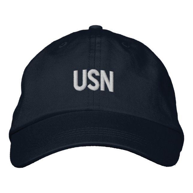 United States Navy Embroidered Hat (Front)