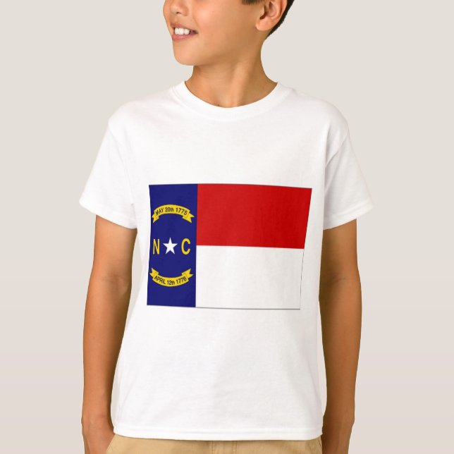 United States North Carolina Flag T-Shirt (Front)