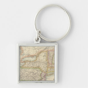 United States North Eastern States Keychain
