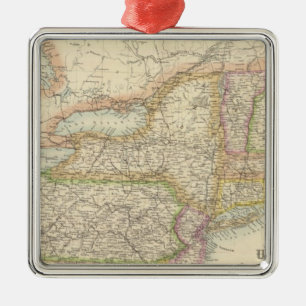 United States North Eastern States Metal Ornament