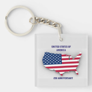 United States Of America 250 Anniversary Keychain
