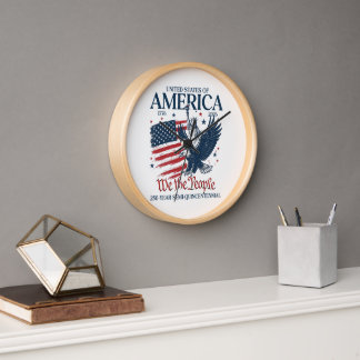 United States of America 250-Year Semi-Quincentenn Clock