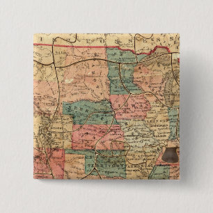 United States of America 8 2 Inch Square Button