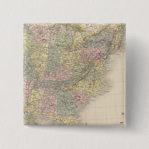 United States of America 9 2 Inch Square Button