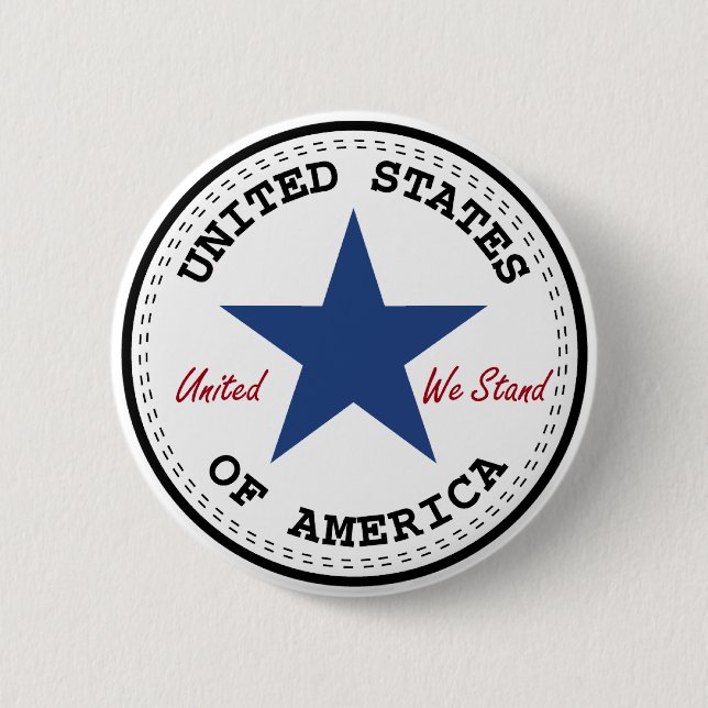 United States of America button (Front)