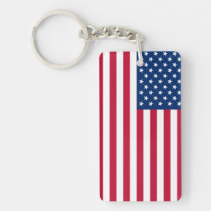 United States of America Flag Keychain
