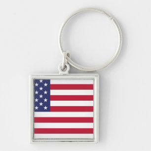 United States of America Flag Keychain