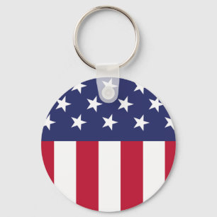 United States of America Flag Keychain