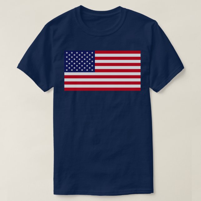 United States of America Flag T-Shirt (Design Front)