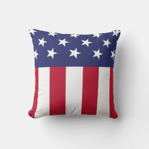 United States of America Flag Throw Pillow