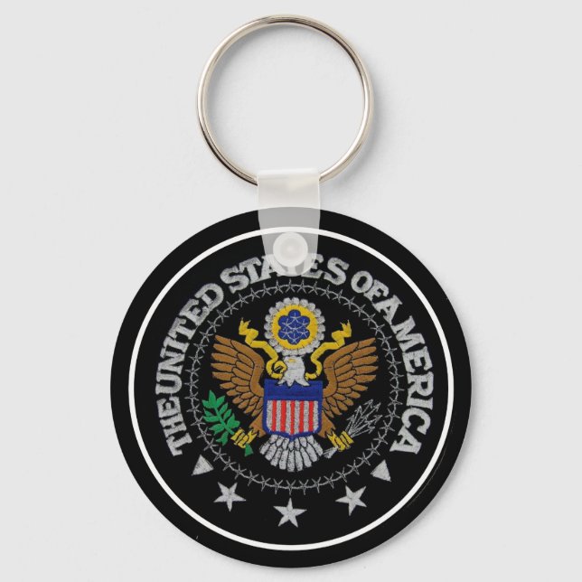 UNITED STATES of AMERICA Keychain (Front)