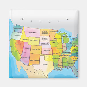 United States Of America Magnet