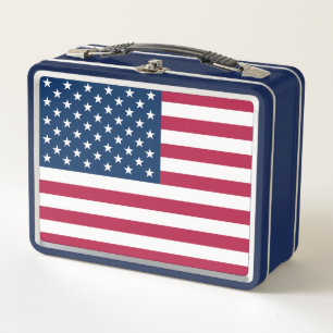 United States of America Metal Lunch Box