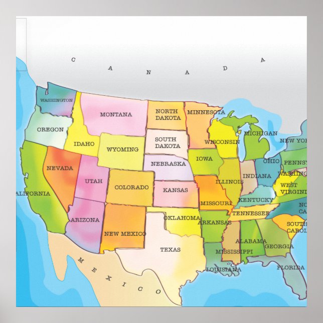United States Of America Poster (Front)