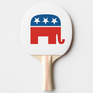 united states of america republican party elephant ping pong paddle