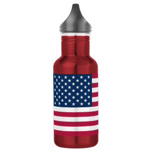 United States of America USA flag patriotic 532 Ml Water Bottle