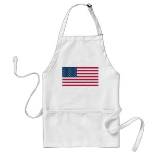 United States of America USA flag patriotic Standard Apron