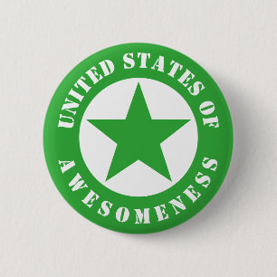 United States of Awesomeness 2 Inch Round Button