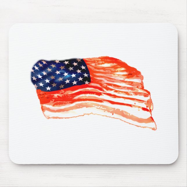 United States of Bacon Mouse Pad (Front)