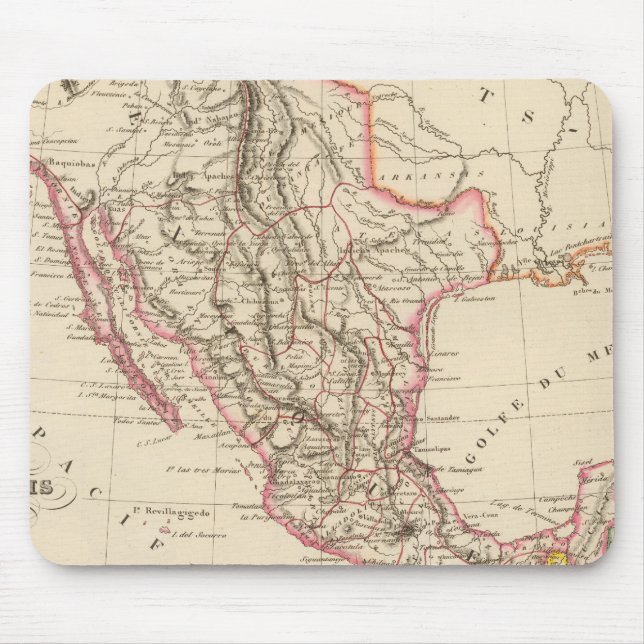 United States of Mexico, 1835 Mouse Pad (Front)