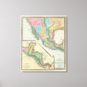 United States Of Mexico Canvas Print