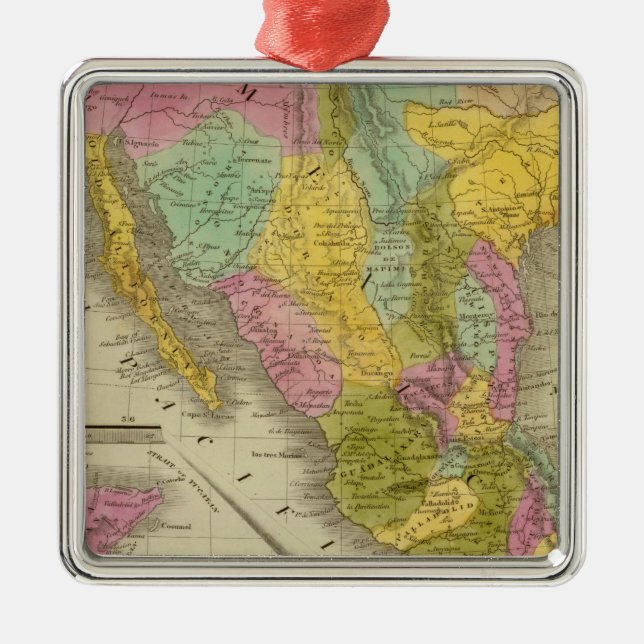 United States Of Mexico Metal Ornament (Front)