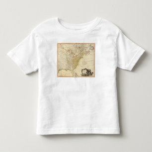 United States of North America Atlas Map Toddler T-shirt