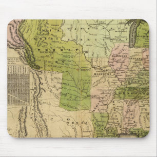 United States Olney Map Mouse Pad
