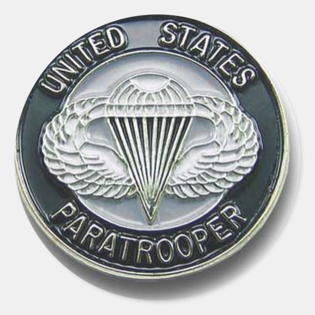United States Paratrooper Wrist Watch Classic Round Sticker (Front)