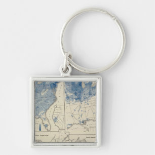 United States population census Keychain