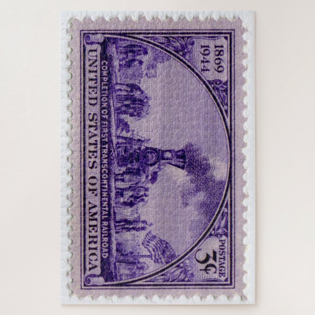 United States Postage Stamp Jigsaw Puzzle (Vertical)