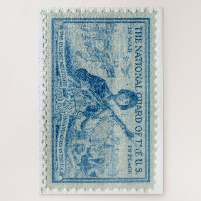 United States Postage Stamp Jigsaw Puzzle (Vertical)