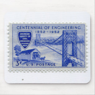 United States Postage Stamp Mouse Mat