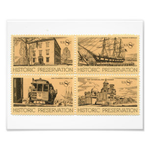 United States Postage Stamp Photo Print