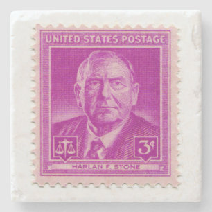United States Postage Stamp Stone Coaster