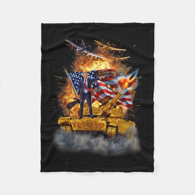 , United States President Donald Trump Epic Fleece Blanket (Front)