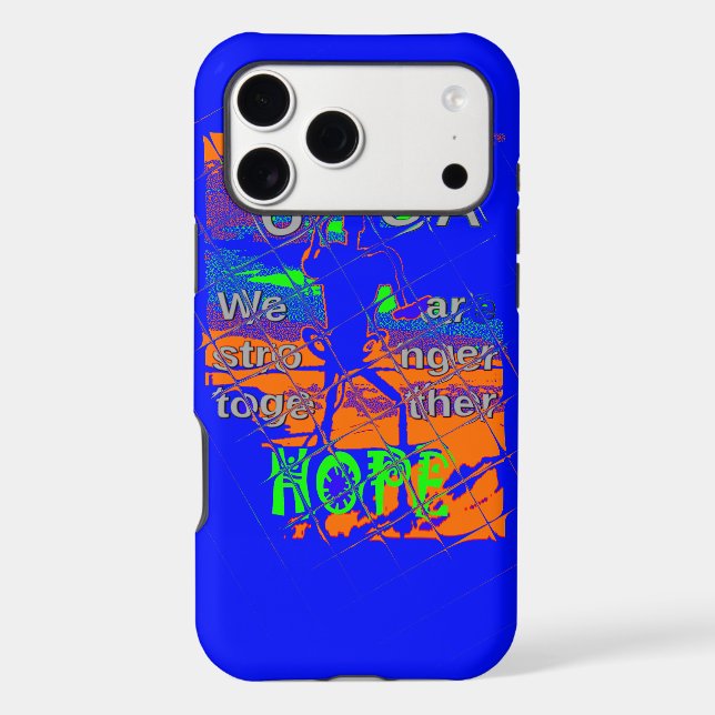 United States Psychedelic Hope: Blue Unity Art (Back)