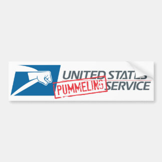 United States Pummelling Service Bumper Sticker