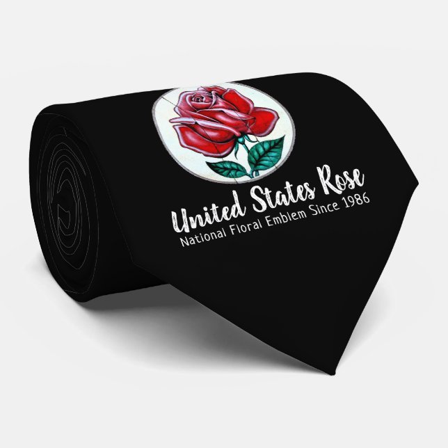 United States Rose Tie (Rolled)