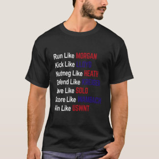 United States Soccer Players Morgan Lloyd Heath T-Shirt