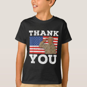 United States Soldier Patriot Veteran Usa Flag Mem T-Shirt