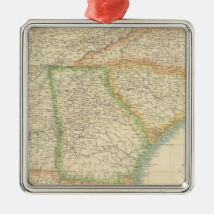 United States South Eastern States Metal Ornament