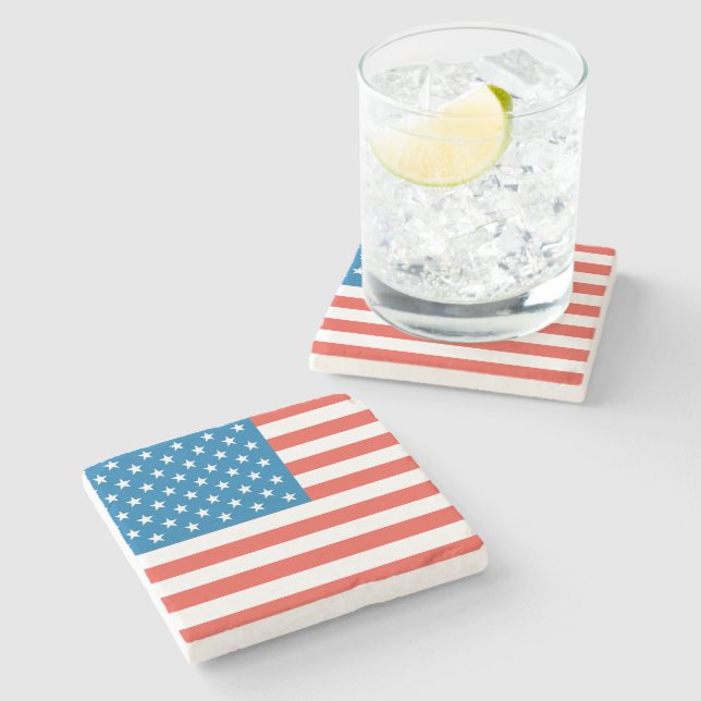 United States Stone Coaster (Side)
