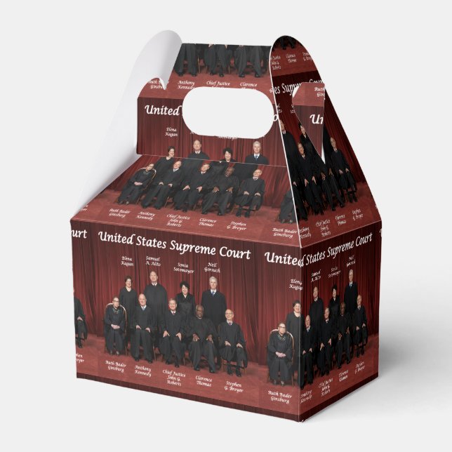 United States Supreme Court Justices Favor Box (Front Side)
