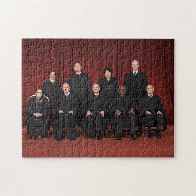 United States Supreme Court Justices Jigsaw Puzzle (Horizontal)