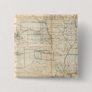 United States, Territories 2 Inch Square Button