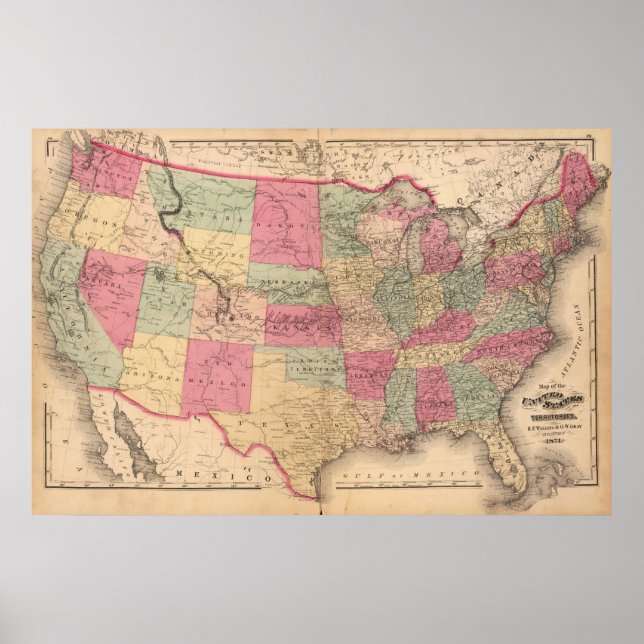United States & territories Poster (Front)