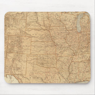United States topographical features Mouse Pad