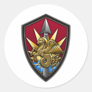 United States Transportation Command Classic Round Sticker
